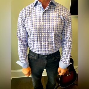 Bugatchi Mens Dress Shirt